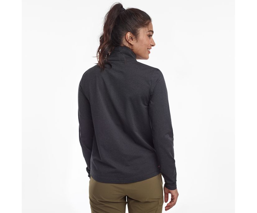 Saucony Sunday 1/4 Zip Women's Jackets Black | Canada 340WNBY